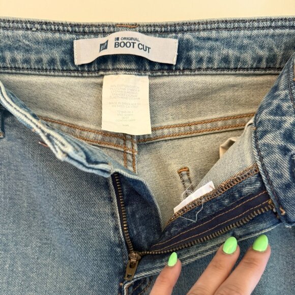 Gap Jeans Original Boot Cut Womens 10R Denim Light Wash Mid Rise Bootcut Y2K - Picture 8 of 8